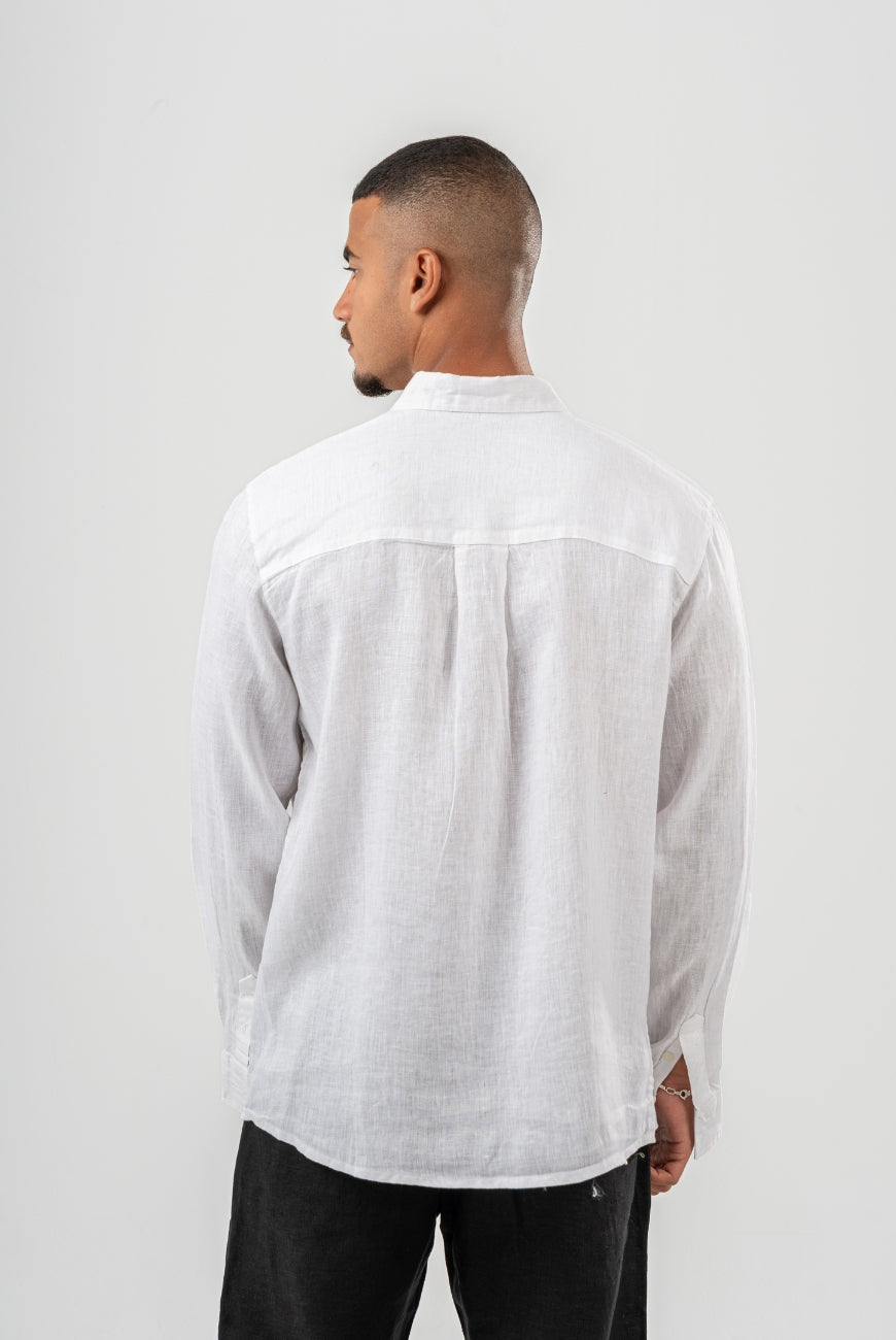 Sleeved Pure Linen Shirts