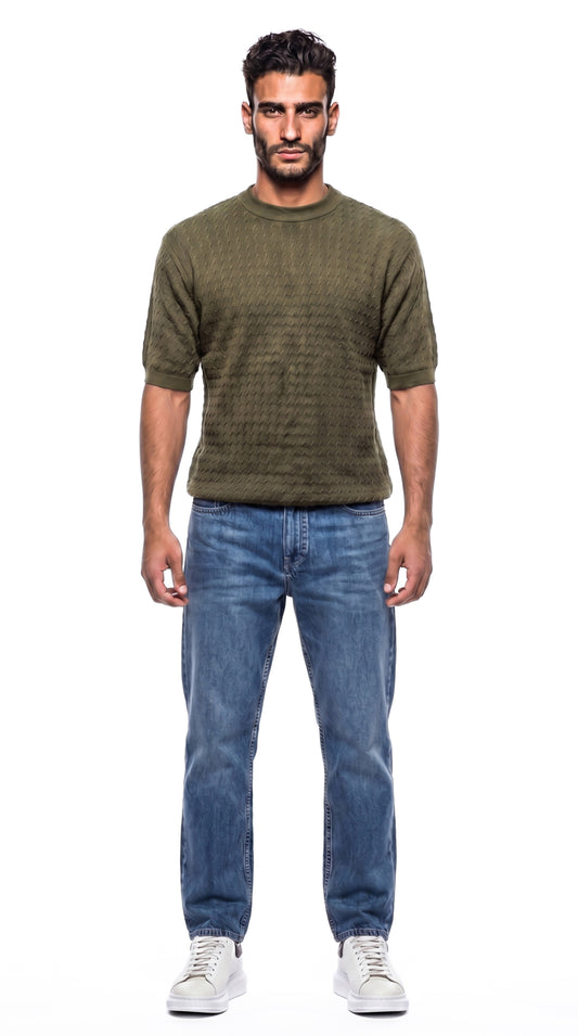 Cable knit Tshirt