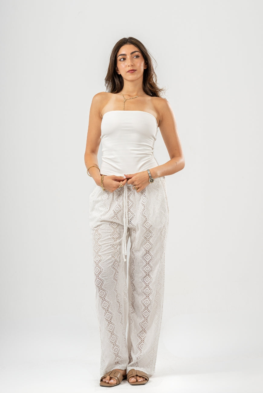 Knit beach pants