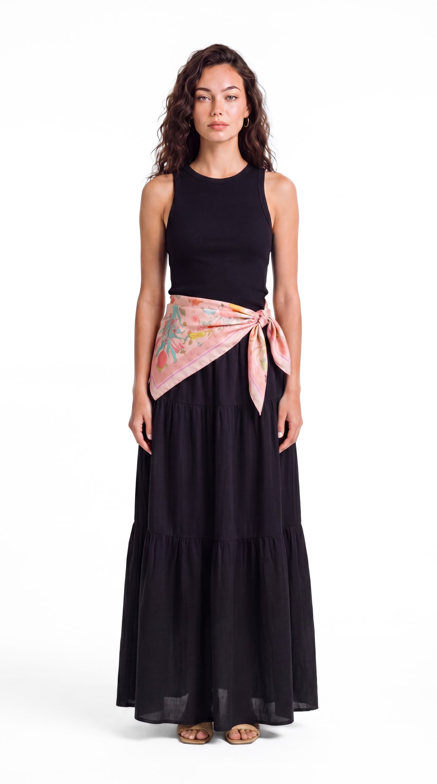 Flowing Paneled Skirt