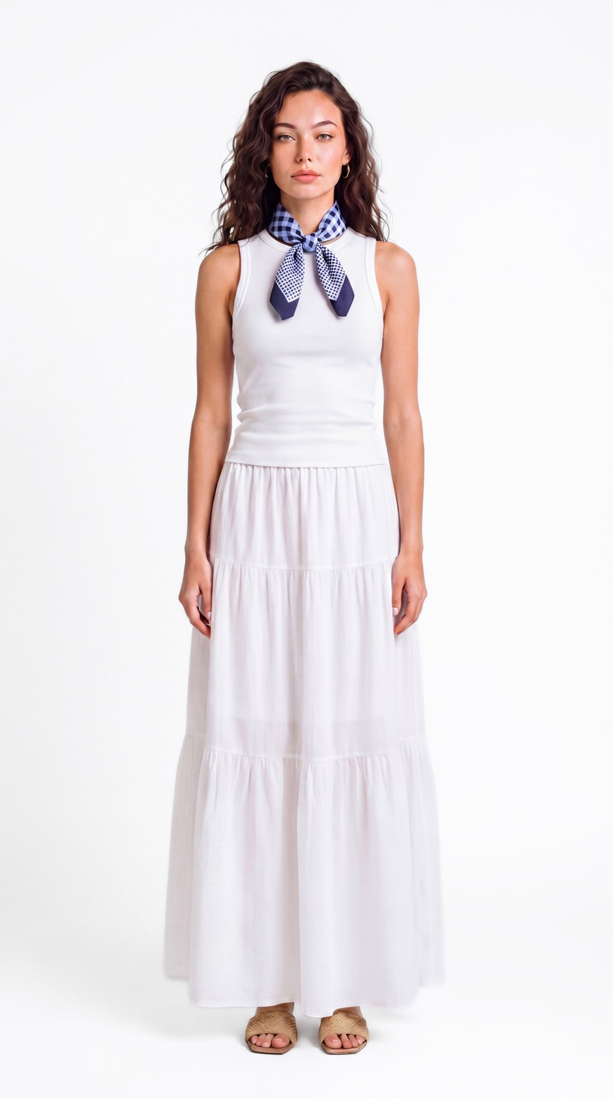 Flowing Paneled Skirt