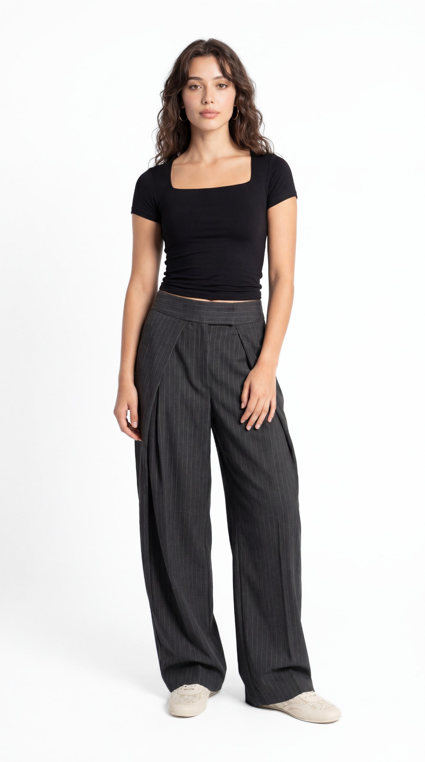 Short Sleeve Squared Top