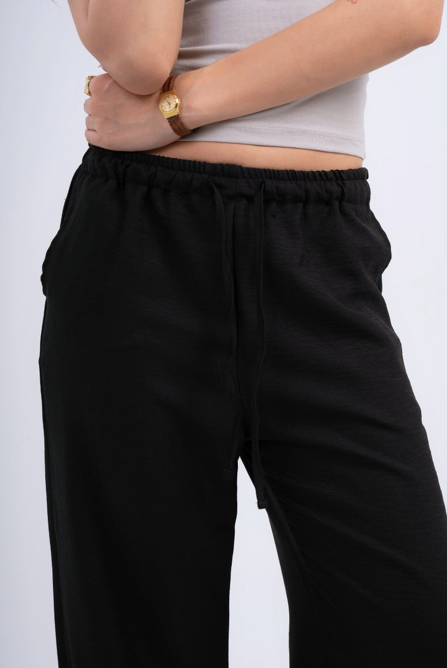 Linen Straight Trousers
