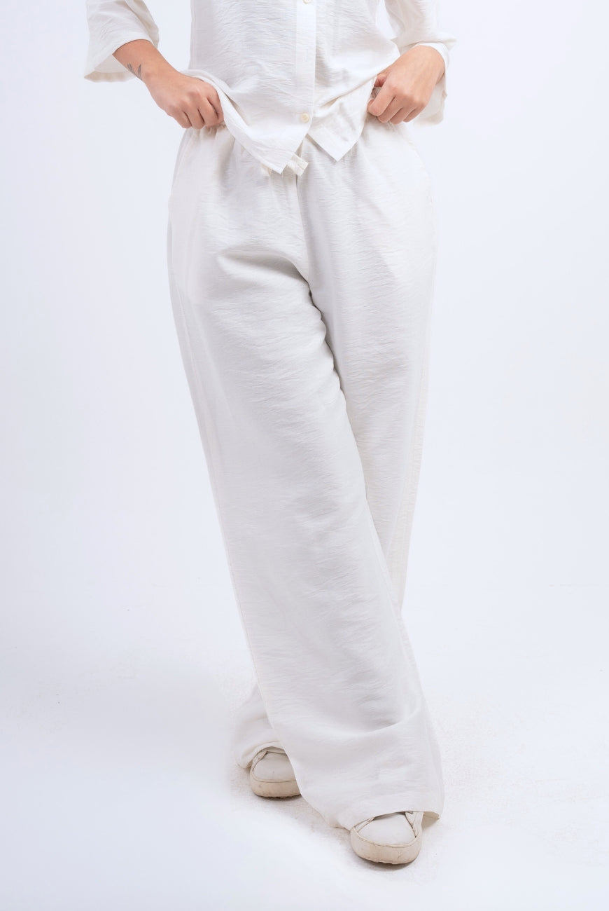 Linen Straight Trousers