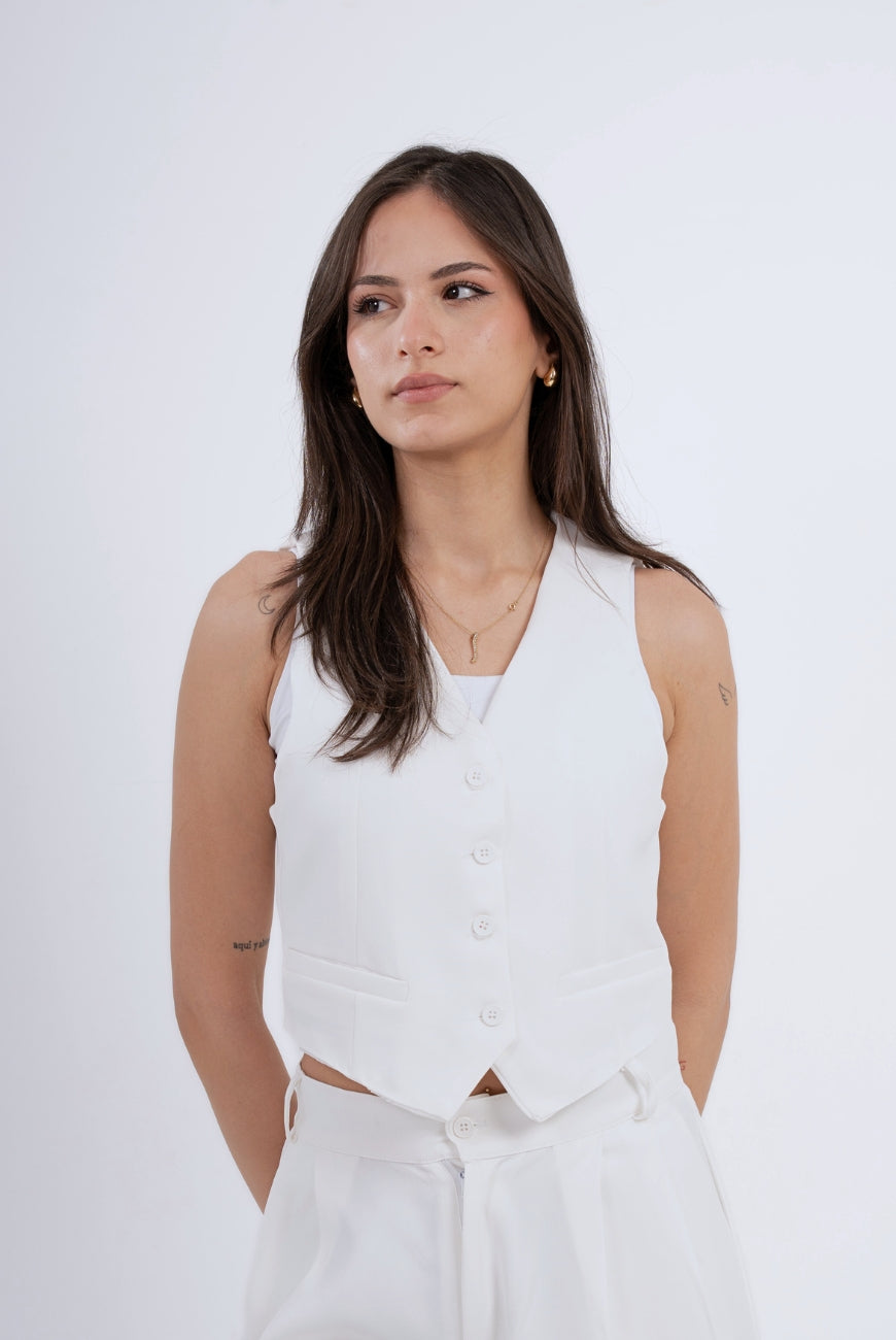 Cropped Vest