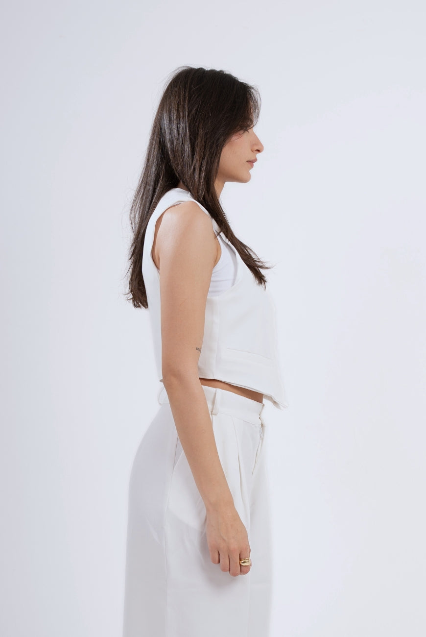 Cropped Vest