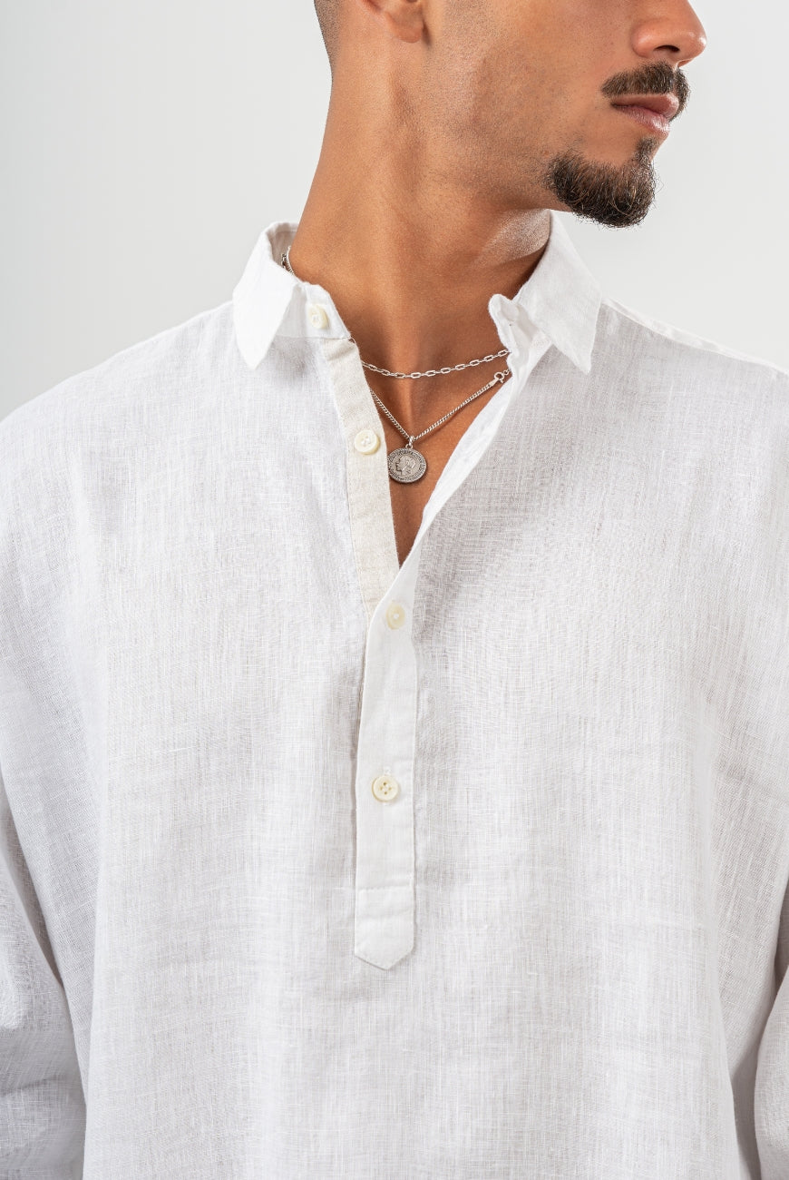 Kaftan Linen Shirt