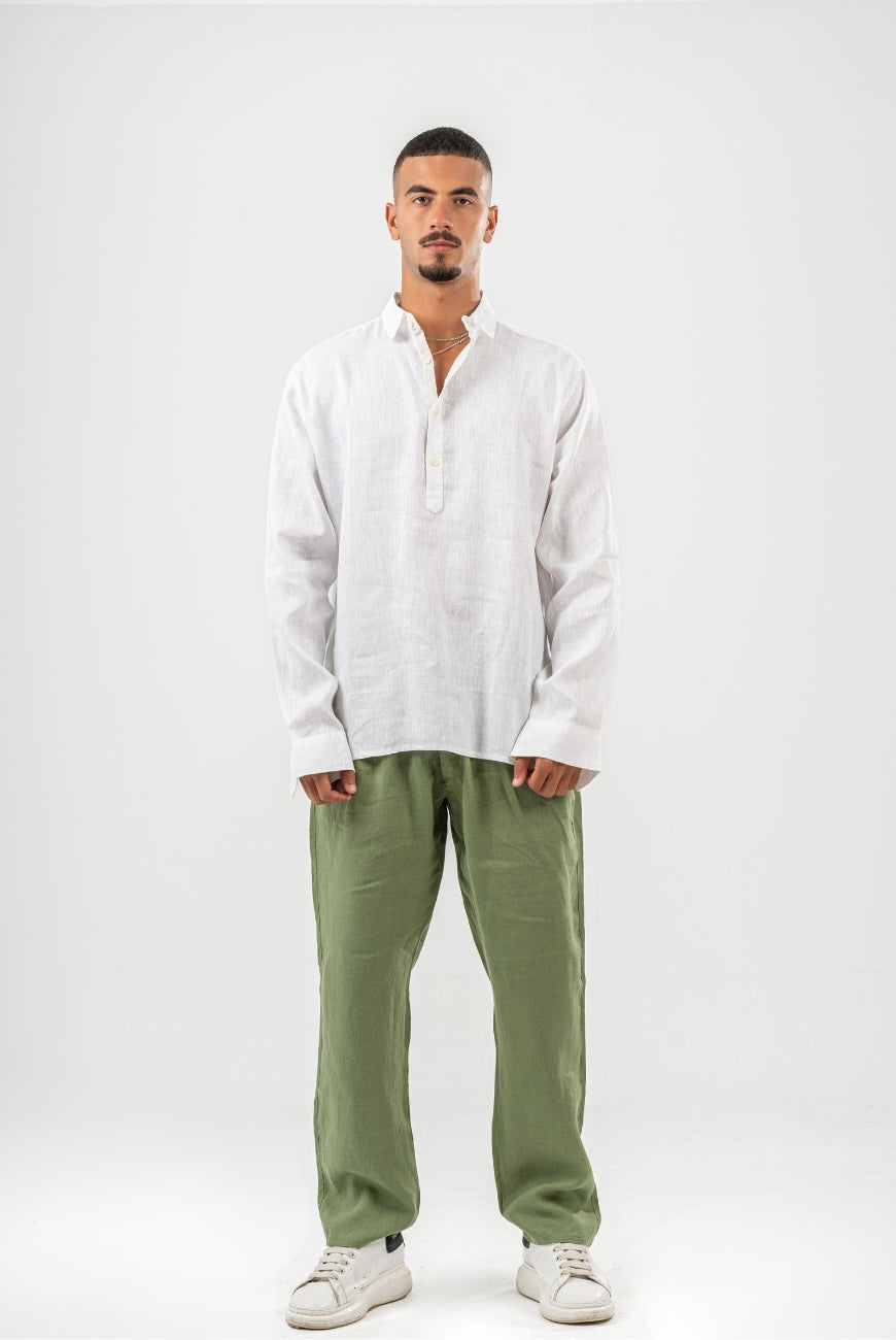 Kaftan Linen Shirt
