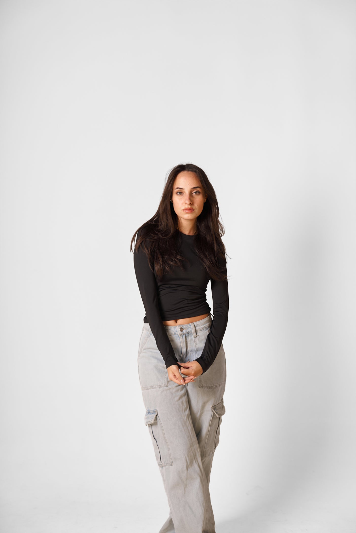 Sleeved fitted top