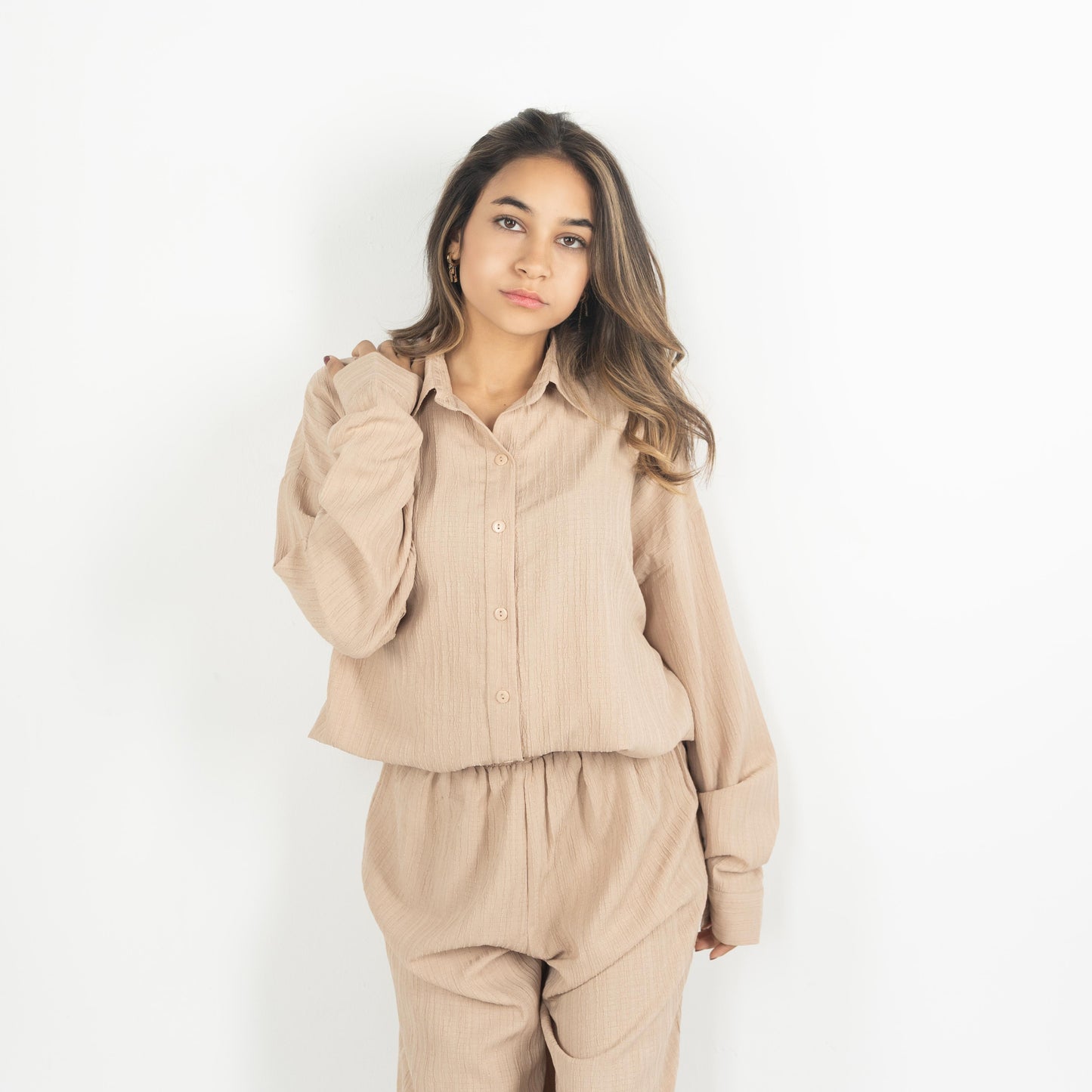 Crinkled Flowy Set