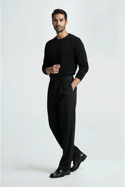 Classic pleated pants