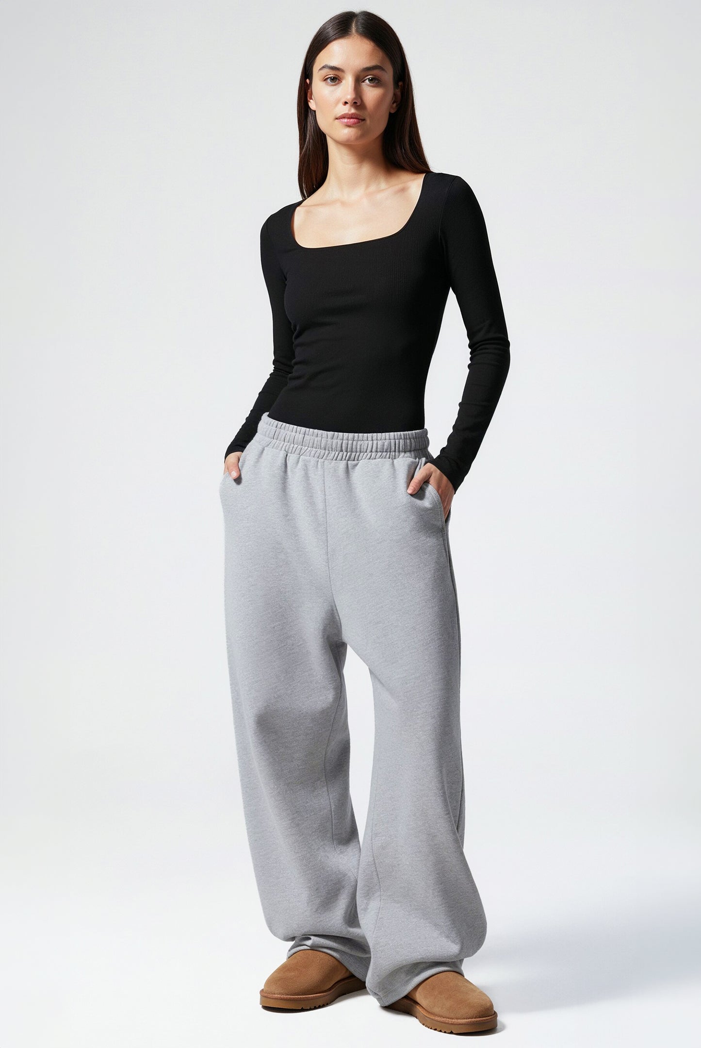 Long Sleeve Squared top