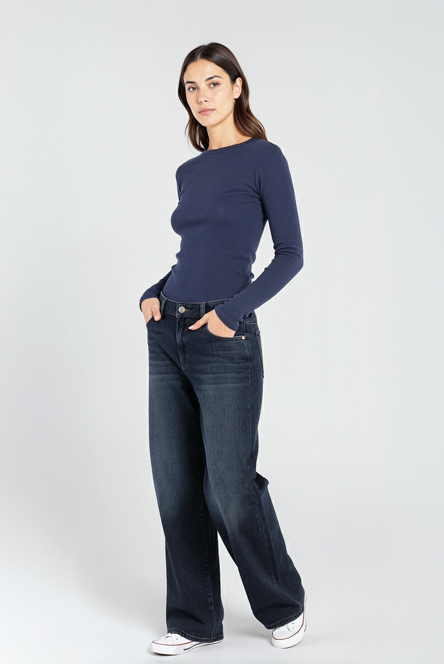 Long Sleeve Ribbed Top