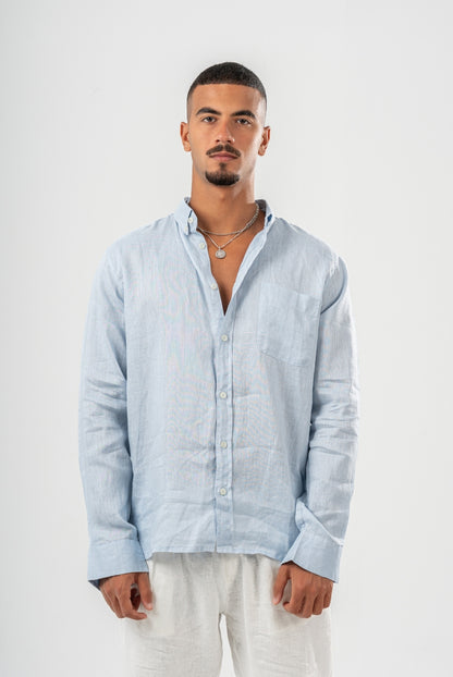 Sleeved Pure Linen Shirts