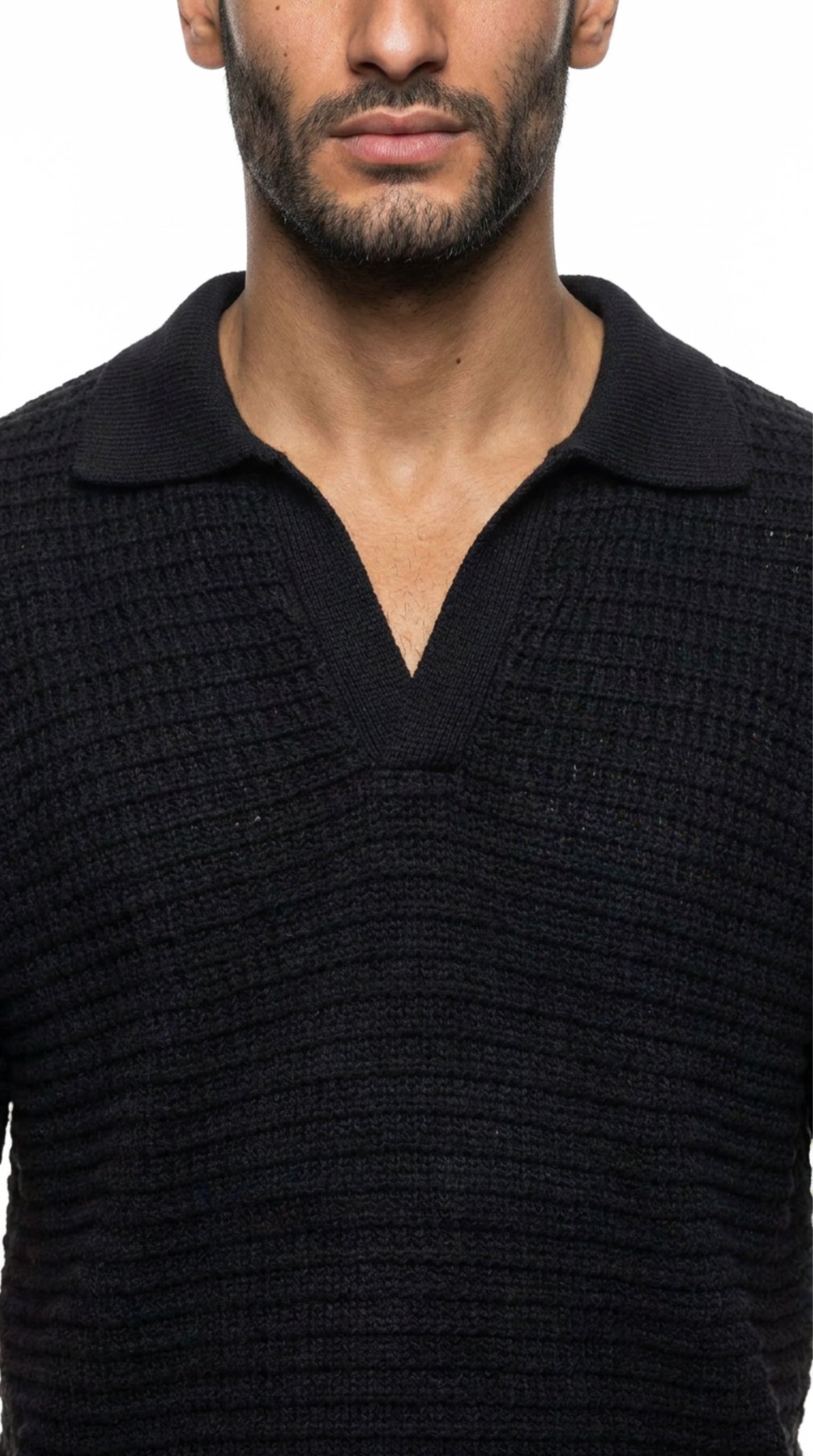 Airy Knit Polo Shirt