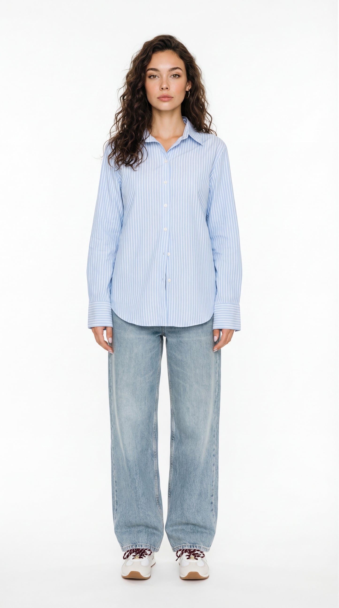 Striped Poplin Shirt
