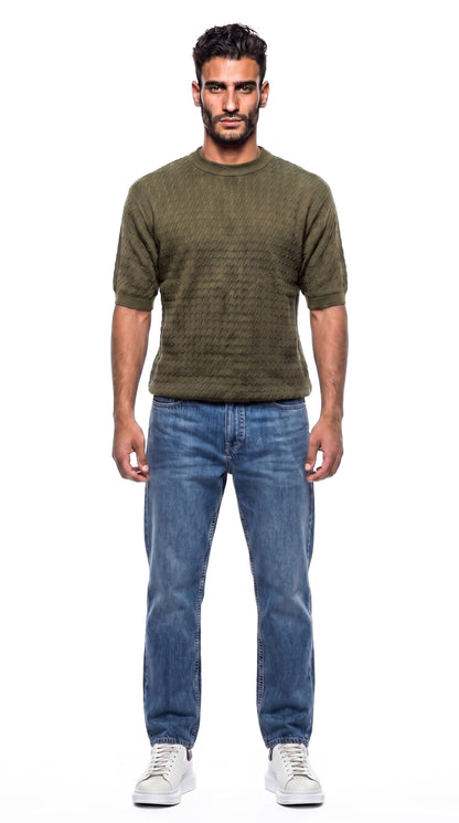 Cable knit Tshirt