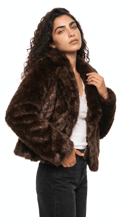 Reversible Faux-Fur Jacket