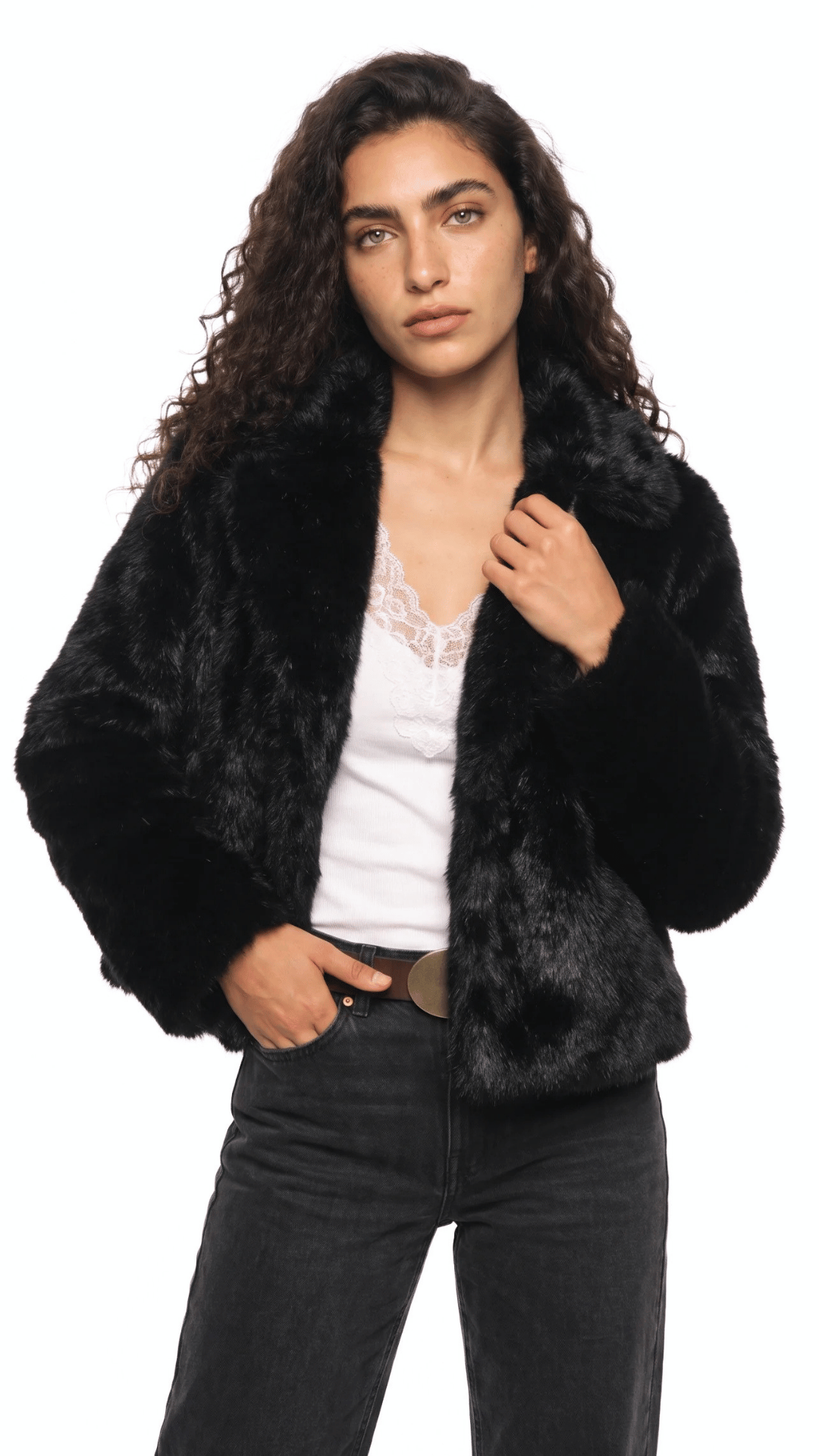 Reversible Faux-Fur Jacket
