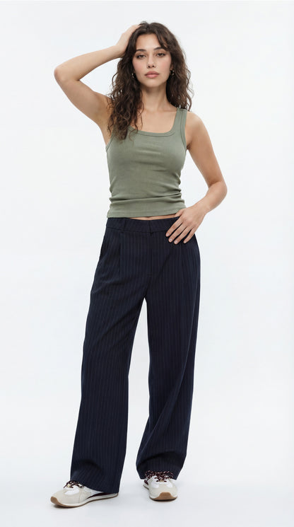 Ribbed Squared Top