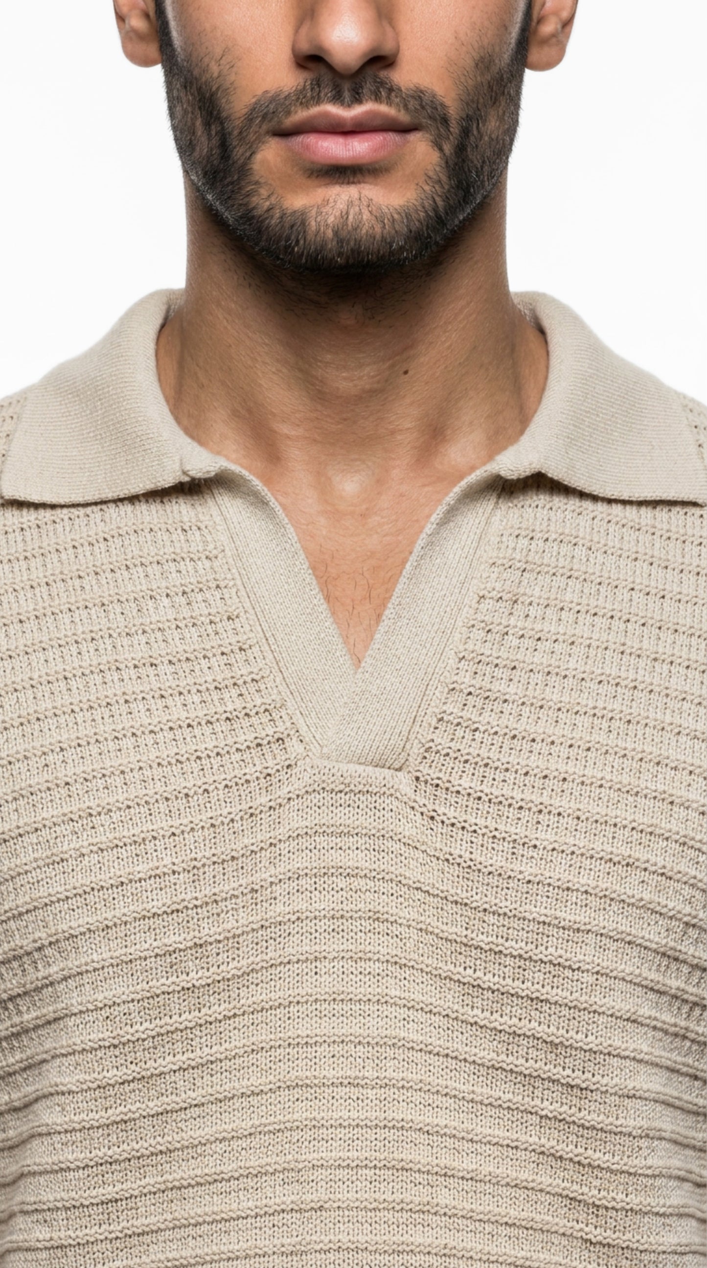 Airy Knit Polo Shirt