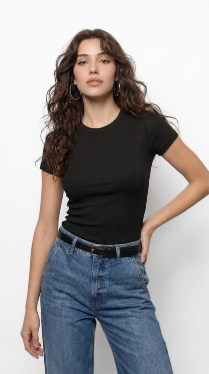 Ribbed Tee