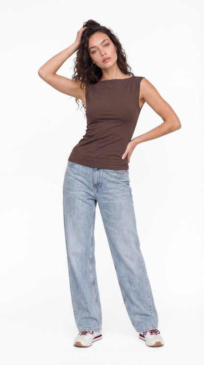 Boat Neck Top