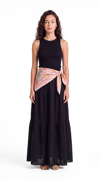Flowing Paneled Skirt