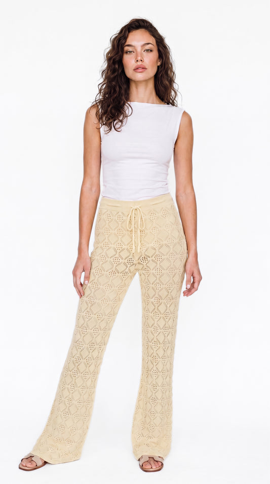 Knit beach pants