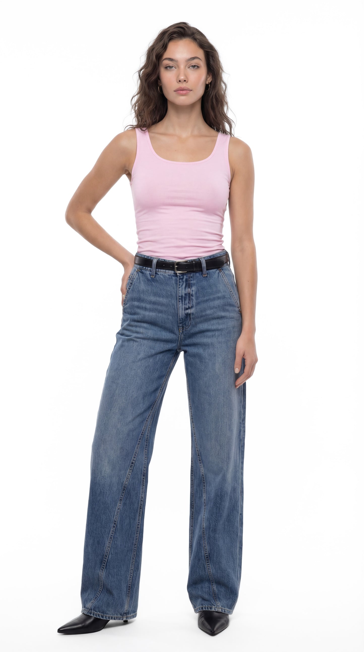 Squared Neck Top