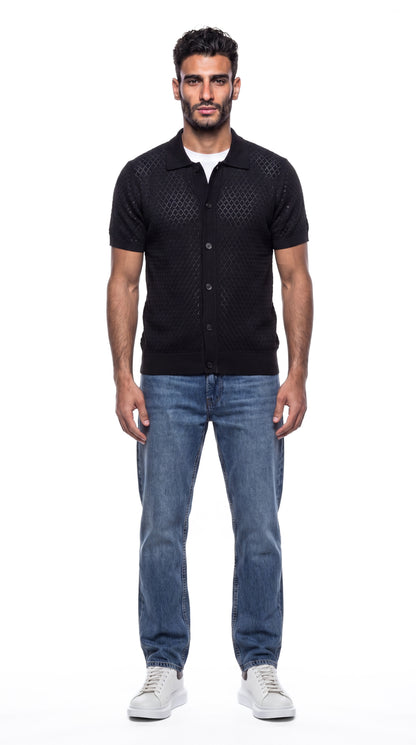 Textured Knit Shirt