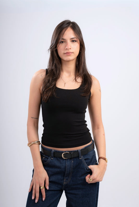 Squared Neck Top