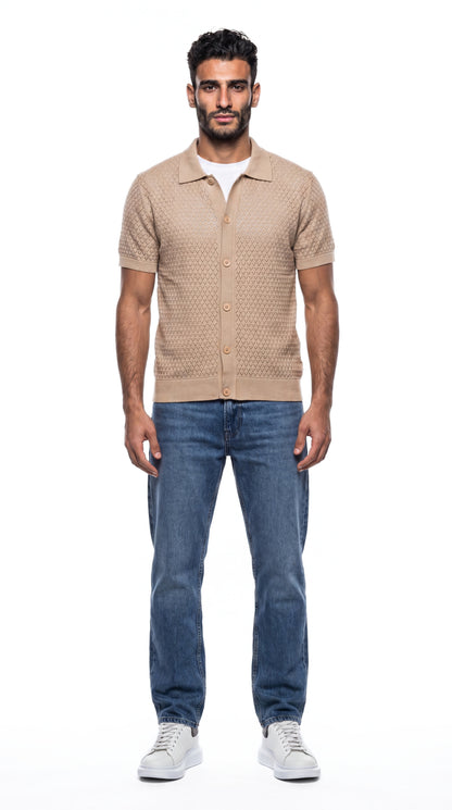Textured Knit Shirt