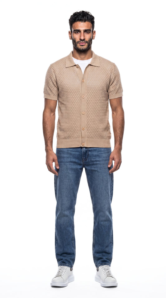 Textured Knit Shirt