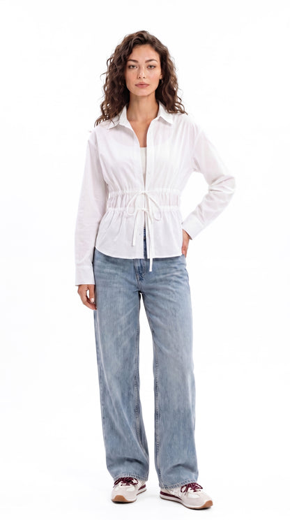 Tie front shirt