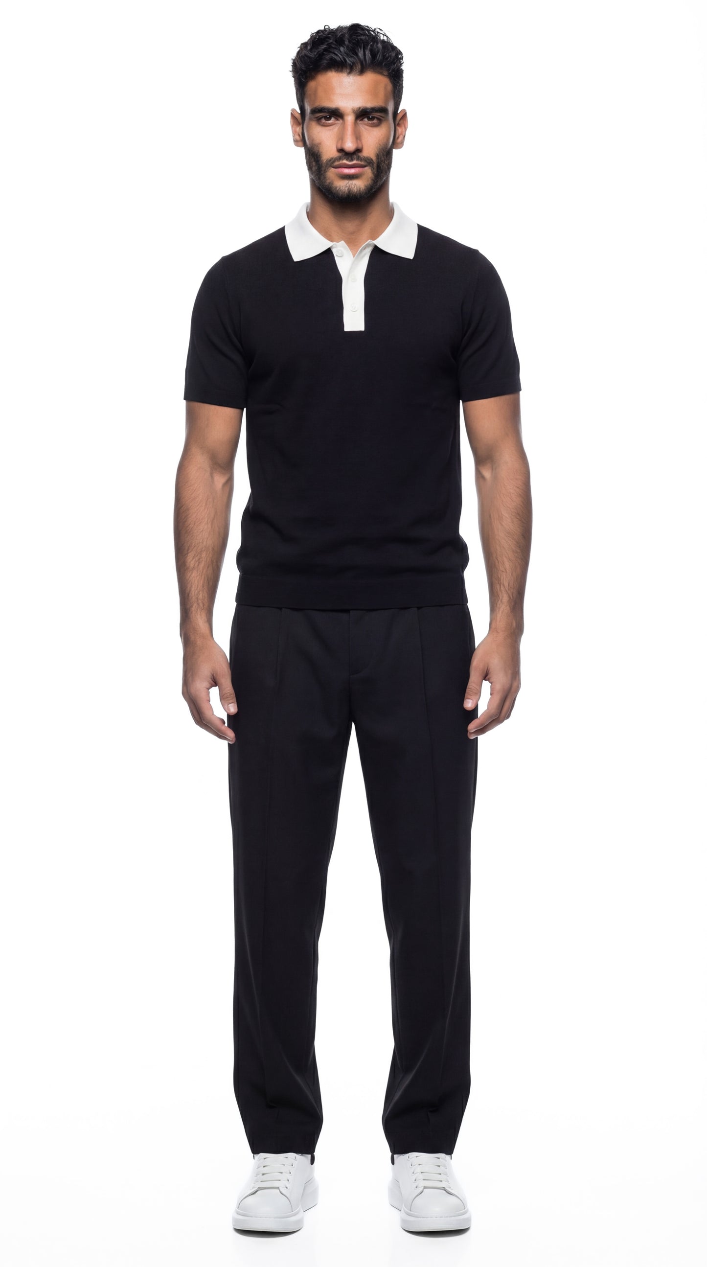 Classic pleated pants