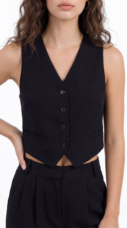 Cropped Vest