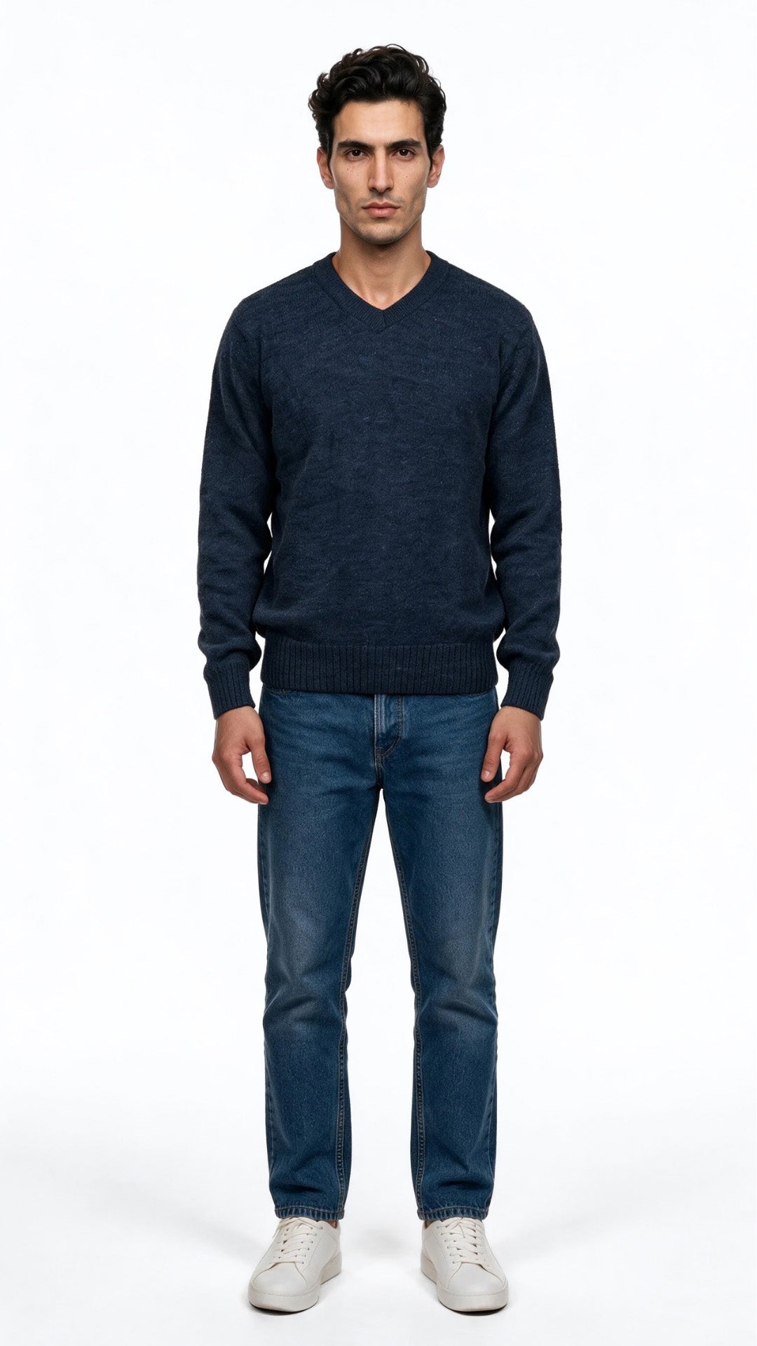 Mohair V-Neck
