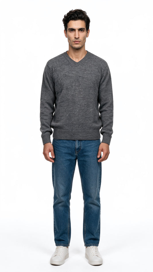 Mohair V-Neck