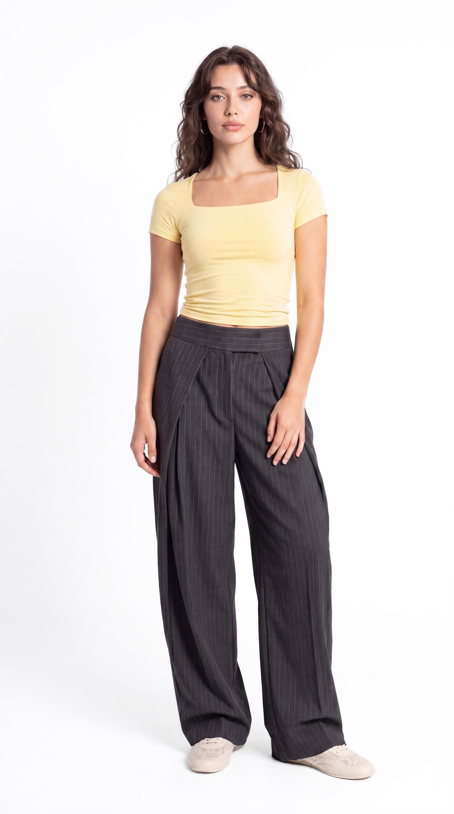 Short Sleeve Squared Top