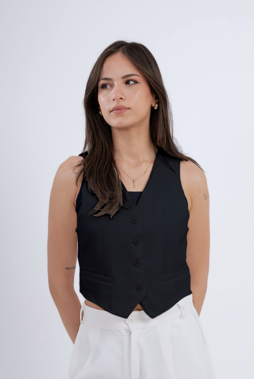 Cropped Vest
